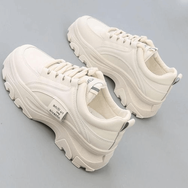 Women's Mesh Breathable Sports Shoes - White