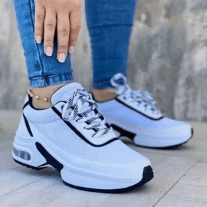 New Thick Bottom Mesh Ladies Sneakers