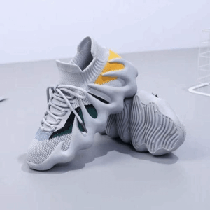 Fashionable Women's Octopus Mesh Breathable Shoes - Gray