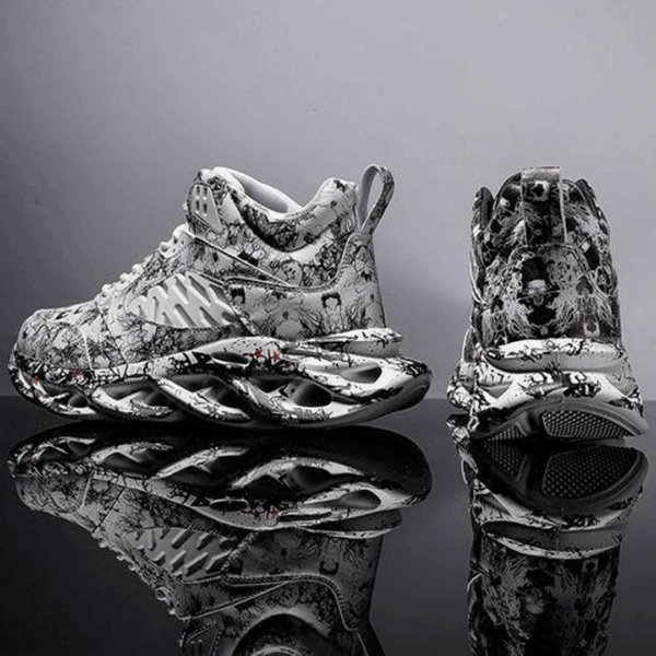 Summer Large Size Men's Graffiti Shoes